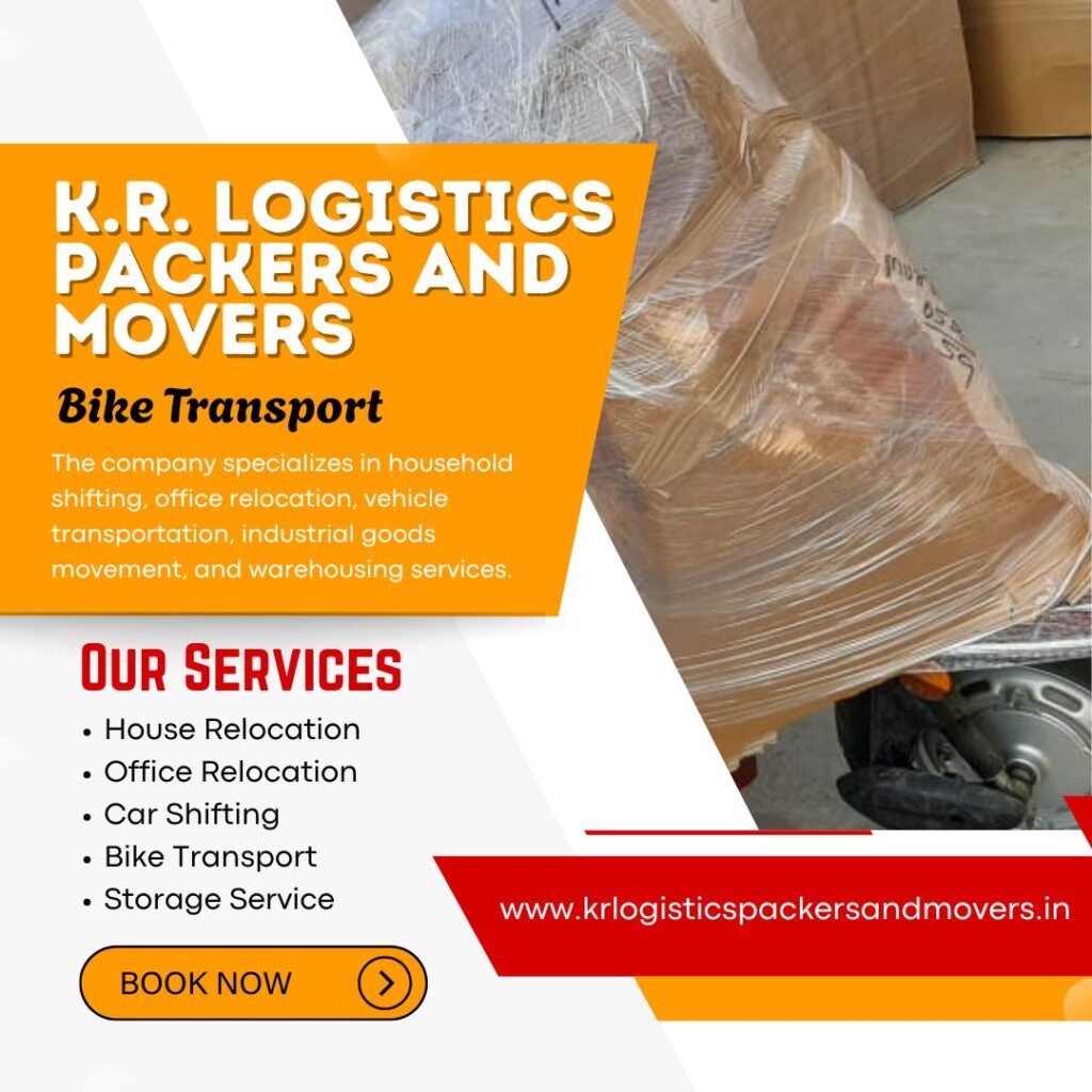 K.R. Logistics Packers and Movers Bike Transport